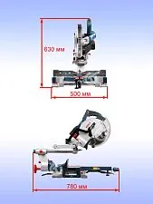 Торцовочная пила аккумуляторная Bosch GCM 18V-254 D