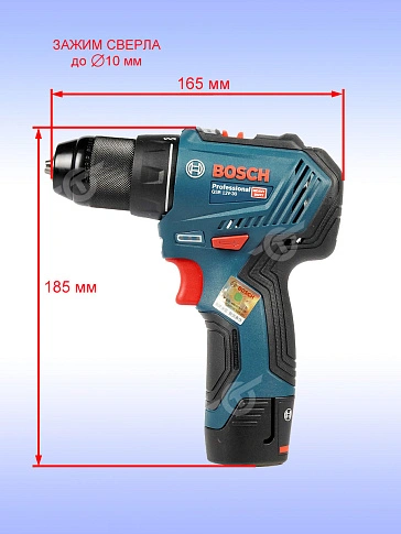 Дрель-шуруповерт аккумуляторная Bosch GSR 12 V-30