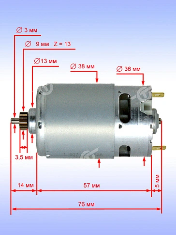 Двигатель к Bosch GSB 1080-2-LI