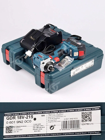 Гайковерт ударный аккумуляторный Bosch GDR18V-215