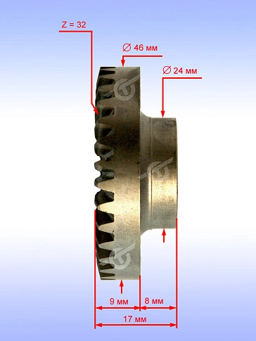Шестерня к Bosch GWS 580