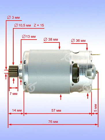 Двигатель к Bosch PSR 1080 LI