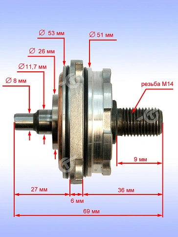 Фланец опорный к Bosch GWS 12-125 CIEPX