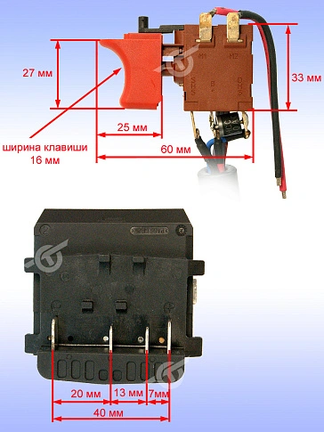 Электронный модуль к Bosch GSB 14,4-LI-2 Plus