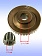 Коническая пара к Bosch GWS 10-125 C
