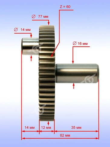 Шестерня эксцентриковая к Bosch GSH 10 C
