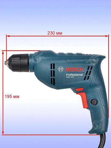 Дрель Bosch GBM400KL