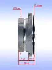 Опорный фланец к Bosch GWS 20-180 H