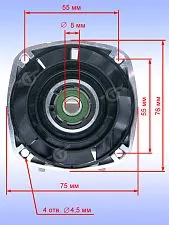 Корпус редуктора к Bosch GWS 9-125 S