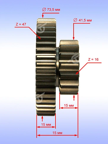Шестерня к Bosch GSH 16-28