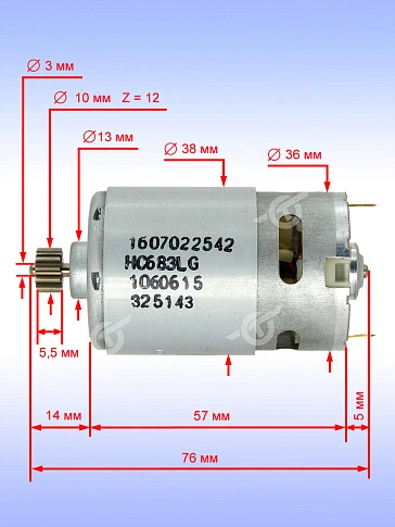 Двигатель к Bosch GSR 1080-Li