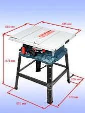 Станок распиловочный Bosch GTS254