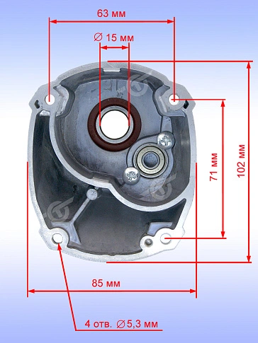 Корпус редуктора к Bosch GBM 1600 RE