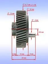 Шестерня к Bosch GSG 300
