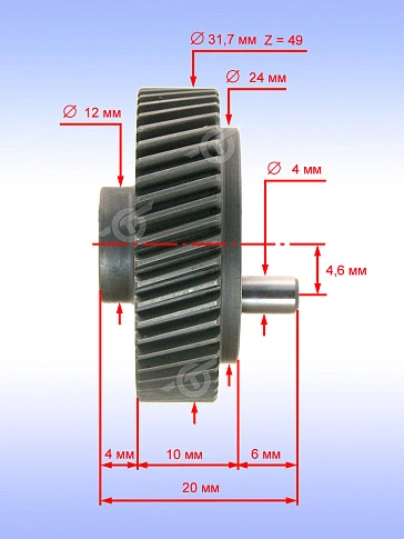 Шестерня к Bosch GSG 300