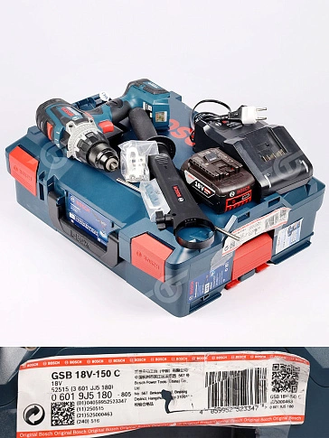 Дрель-шуруповерт аккумуляторная Bosch GSB18-150C