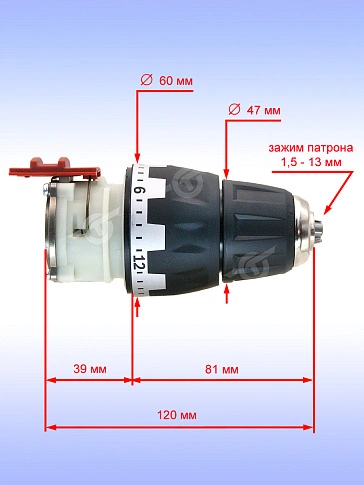 Редуктор к Bosch GSR 14,4V-EC