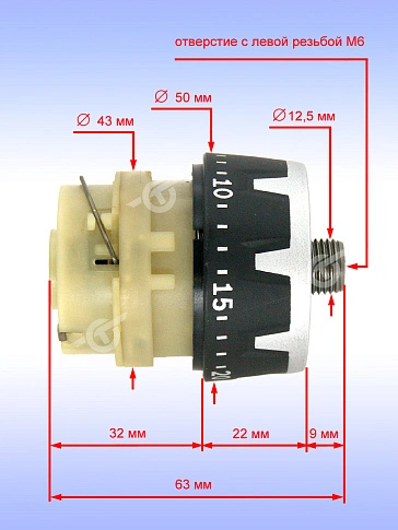 Редуктор к Bosch GSR 18-2-LI