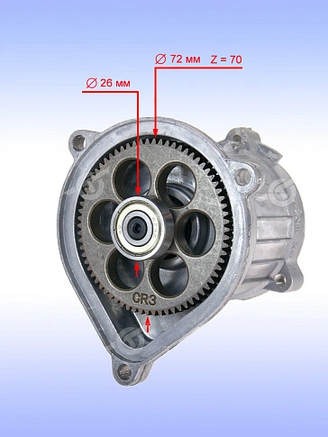 Корпус редуктора к Bosch AQT 33-11