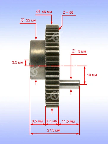 Шестерня к Bosch PST 18 LI