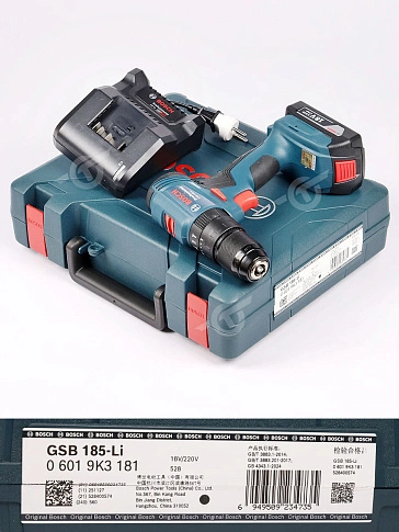 Дрель-шуруповерт аккумуляторная Bosch GSB 185-LI