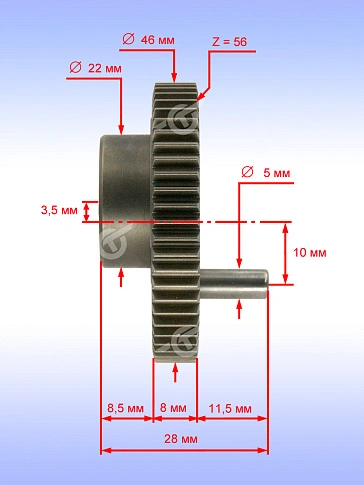 Шестерня к Bosch PST 650