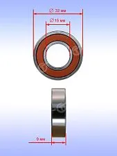 Подшипник качения к Bosch PSS 22