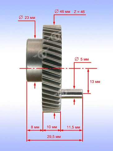 Шестерня к Bosch GST 850 BE