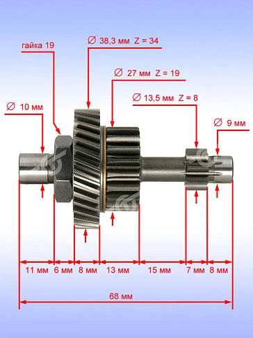 Редуктор к Bosch GDB 180 WE