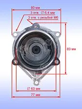 Корпус редуктора к Bosch AQT 33-11