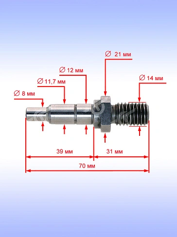 Шпиндель к Bosch GWS 14-125 C