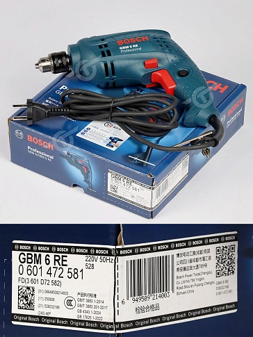 Дрель Bosch GBM6RE