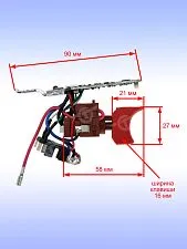 Электронный модуль к Bosch GDR 10,8-LI