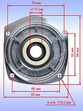 Опорный фланец к Bosch GWS 20-180 H