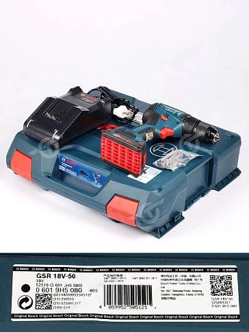 Дрель-шуруповерт аккумуляторная Bosch GSR 18V-50