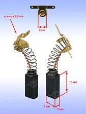 Угольные щётки к Bosch GSS 2300