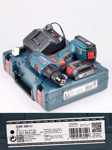 Шуруповерт аккумуляторный Bosch GSB183-LI