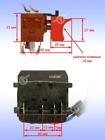 Электронный модуль к Bosch GSB 14.4-2-LI