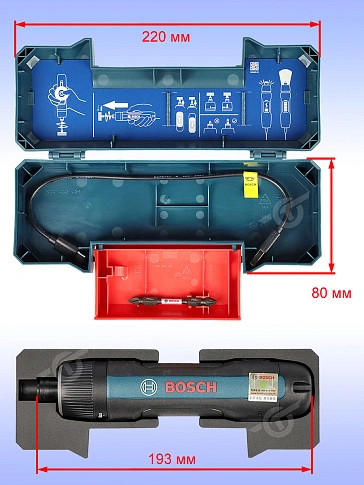 Отвертка аккумуляторная Bosch GO3