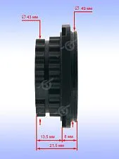 Фланец опорный к Bosch GWS 18V-LI