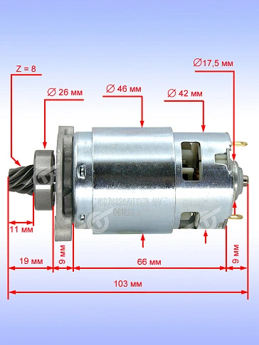Двигатель к Bosch GSA 18 V-LI C