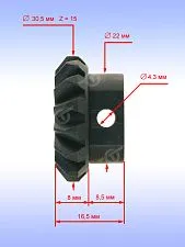 Редуктор к Bosch GTS 635-216