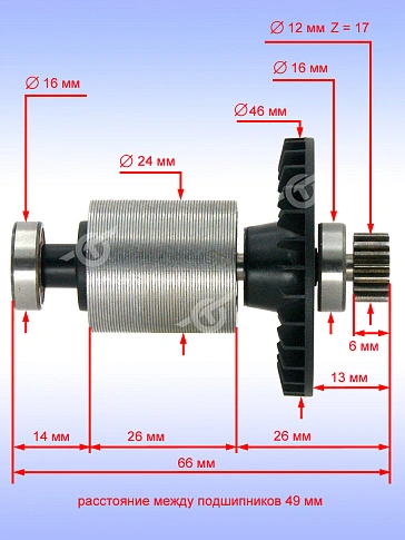 Ротор к Bosch DDS 182