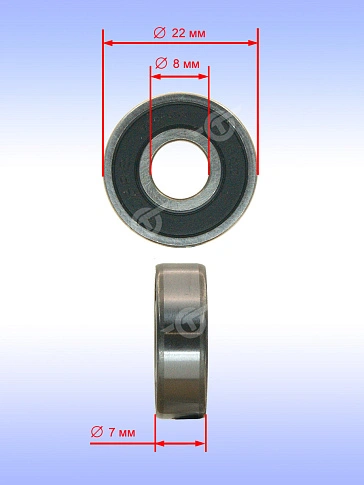 Подшипник качения к Bosch GWS 580