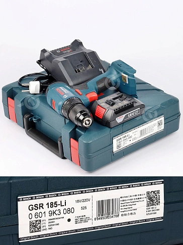 Дрель-шуруповерт аккумуляторная Bosch GSR 185-LI