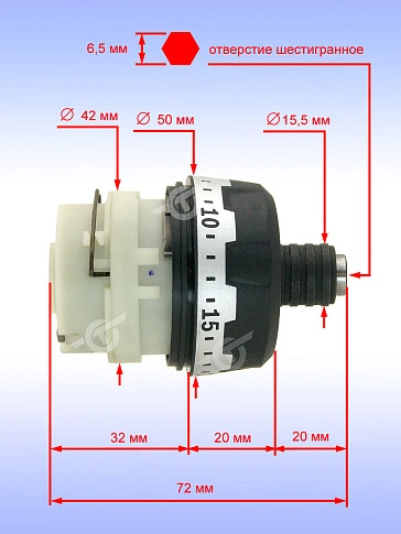 Редуктор к Bosch GSR 10.8 V-LI
