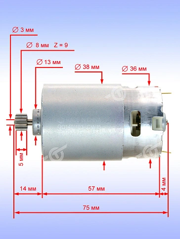 Двигатель к Bosch GWI 10,8 V-LI