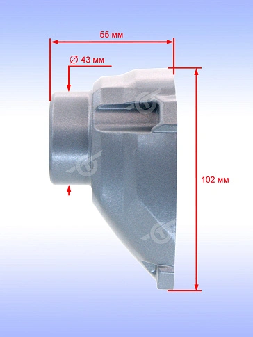 Корпус редуктора к Bosch GBM 1600 RE