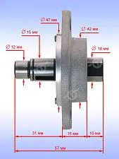 Крышка подшипника к Bosch GCM 216