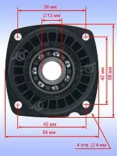 Фланец опорный к Bosch  GWS 12-125 S